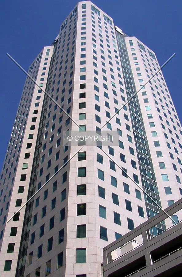 Looking up the northwest corner from 5th Avenue North