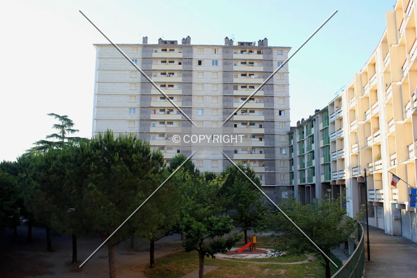 North view from Rue du Commandant Audibert.