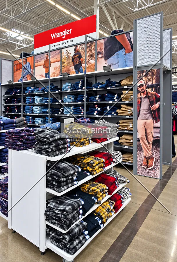 Men's clothing department, Wednesday, October 21, 2026