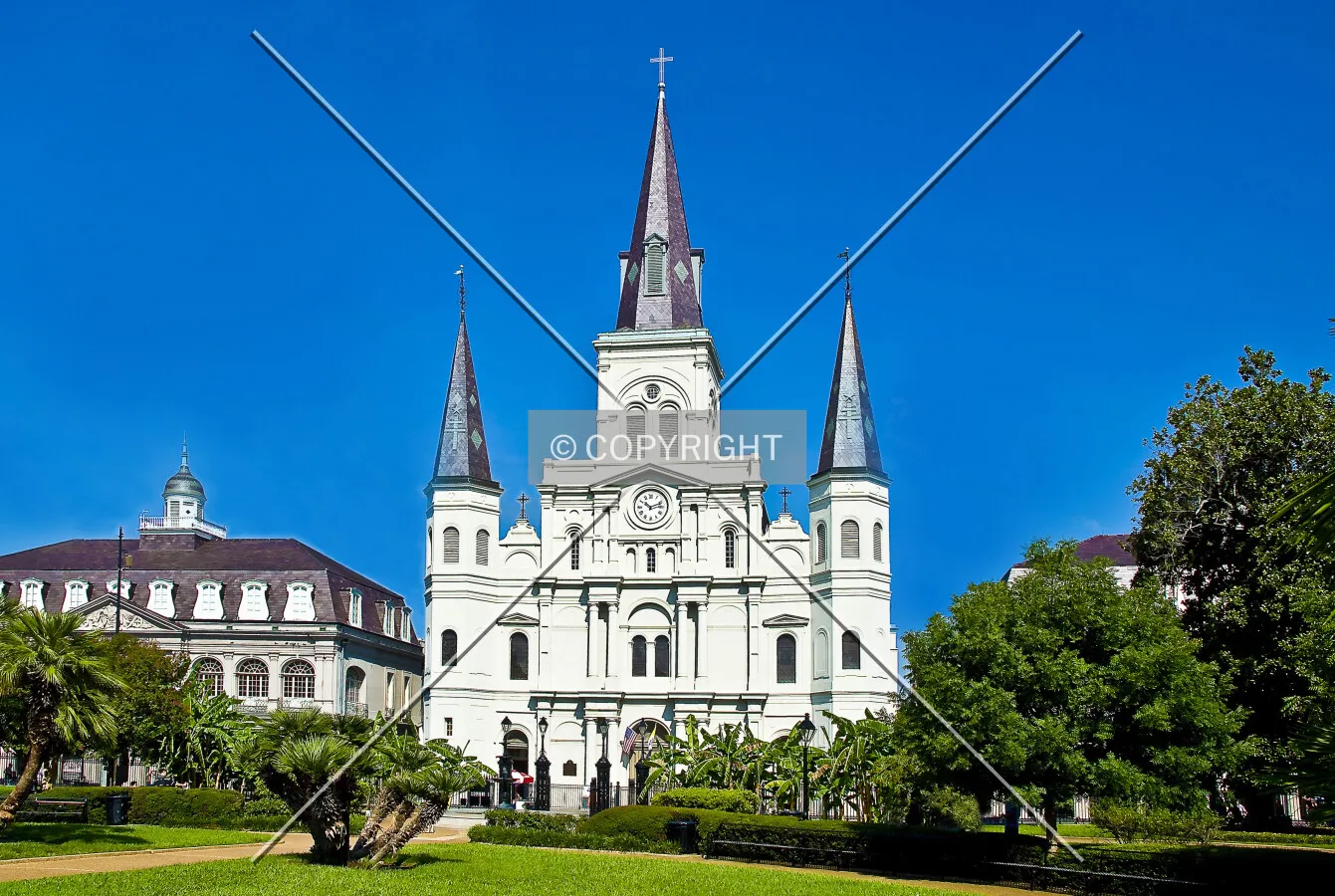 St. Louis Cathedral, New Orleans, Louisiana, U.S.A.