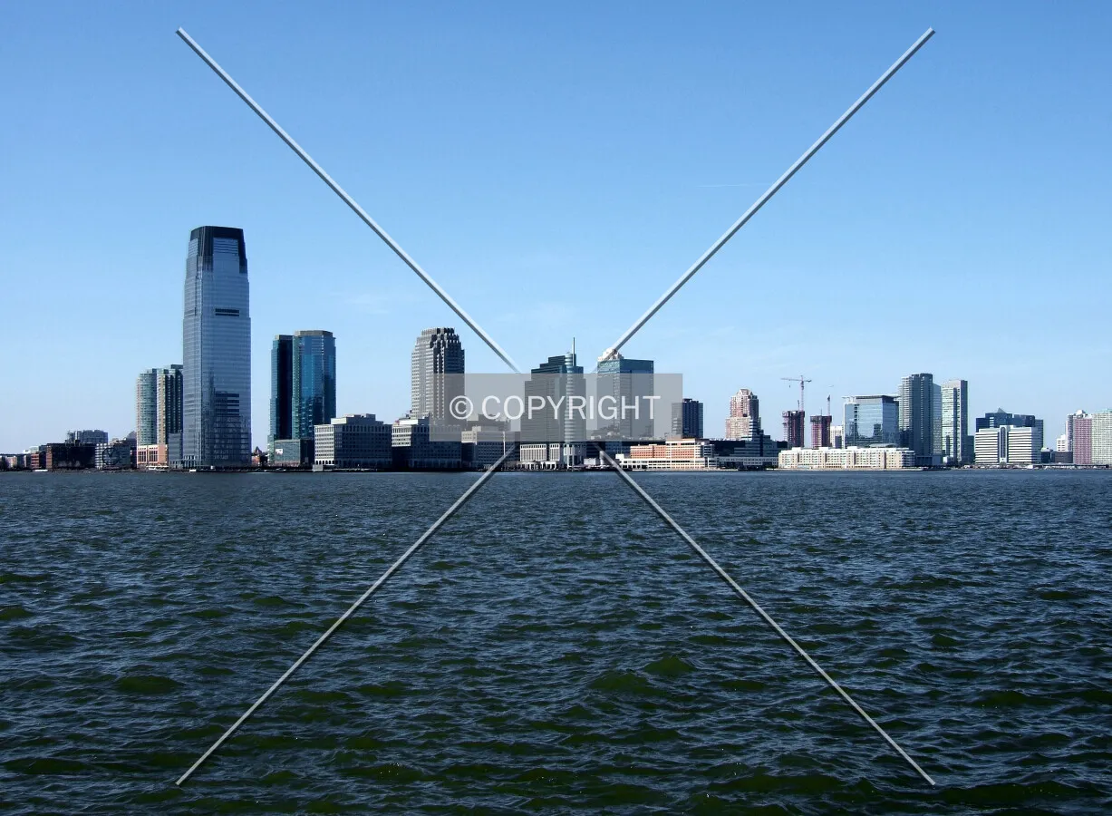 Hudson River skyline from the east