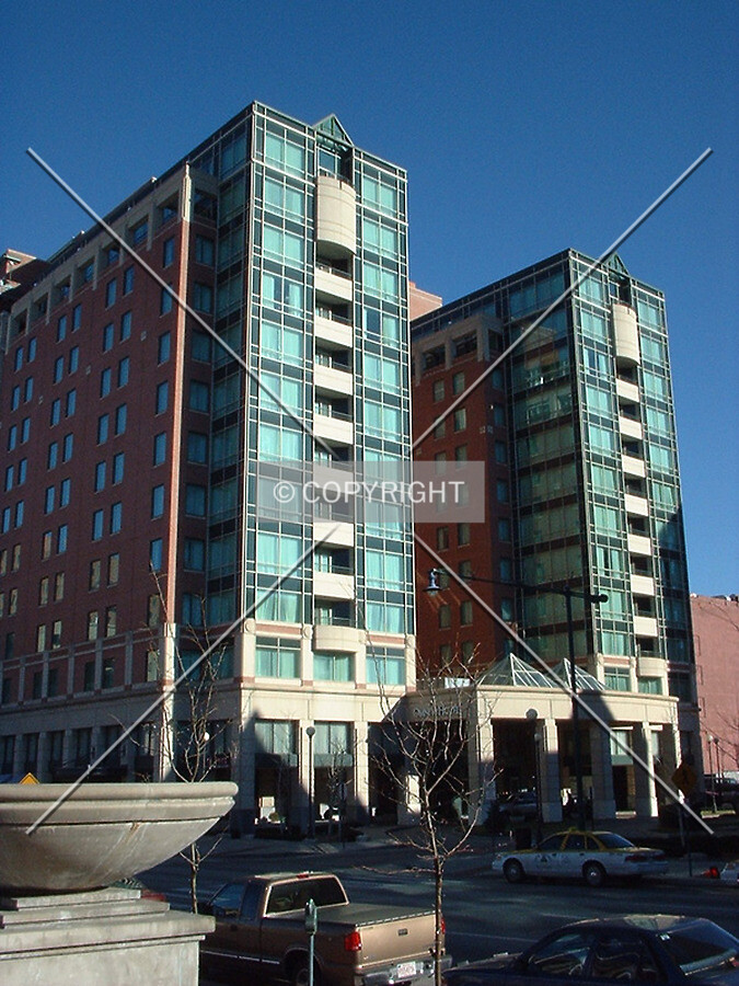 Southwest corner, new addition, from Pan Am Plaza