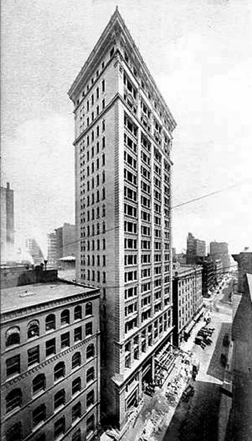 Vintage view from the southwest