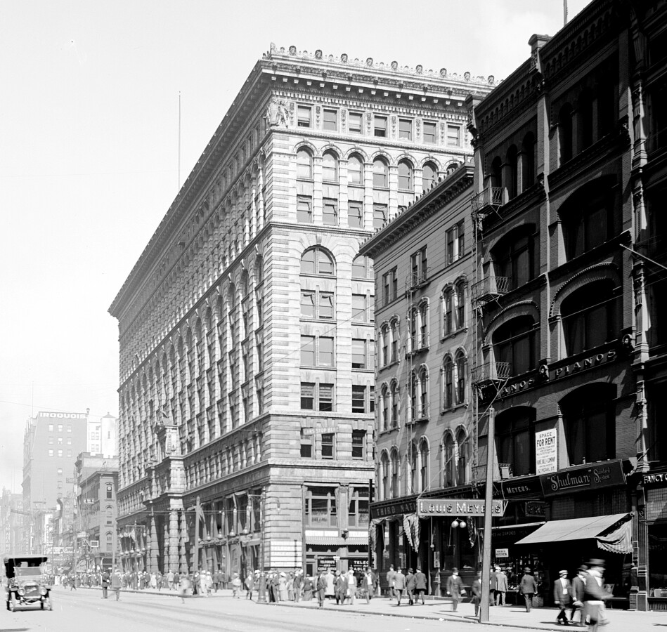 Vintage view from the southwest