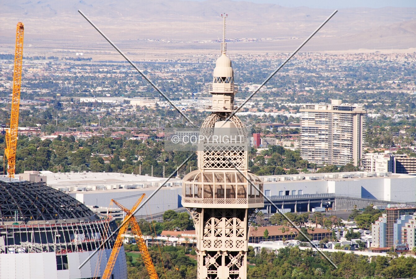 View of the observation deck