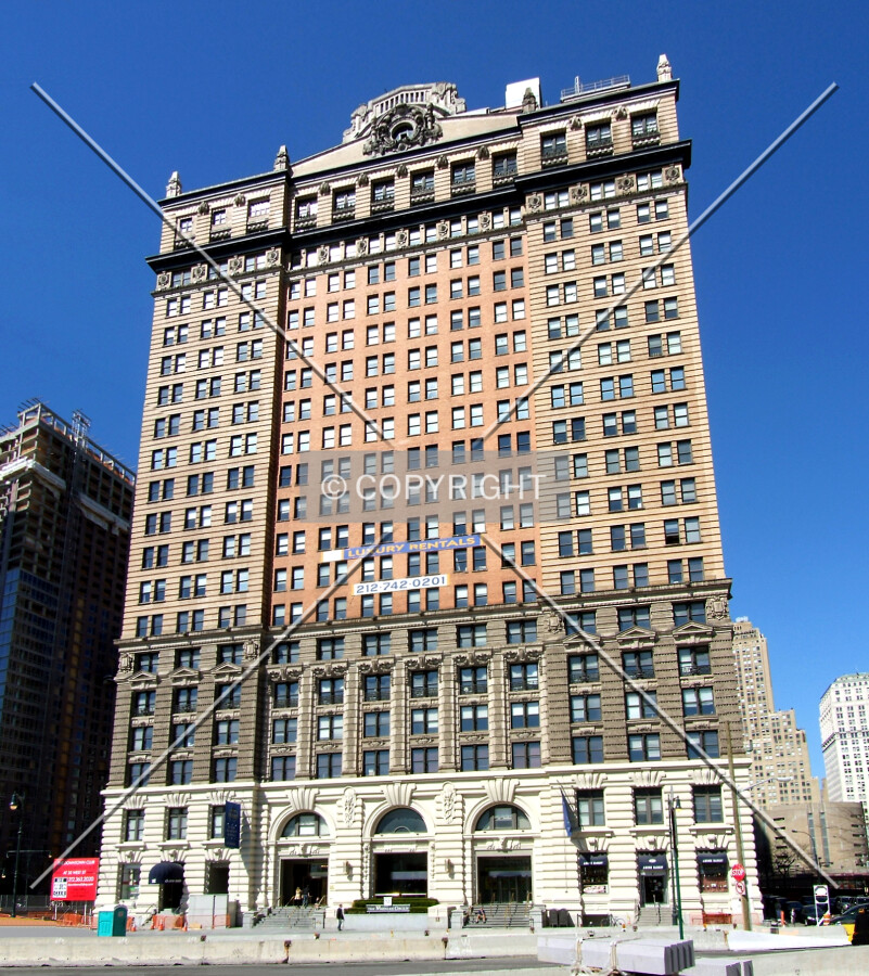 View from the south across Battery Place