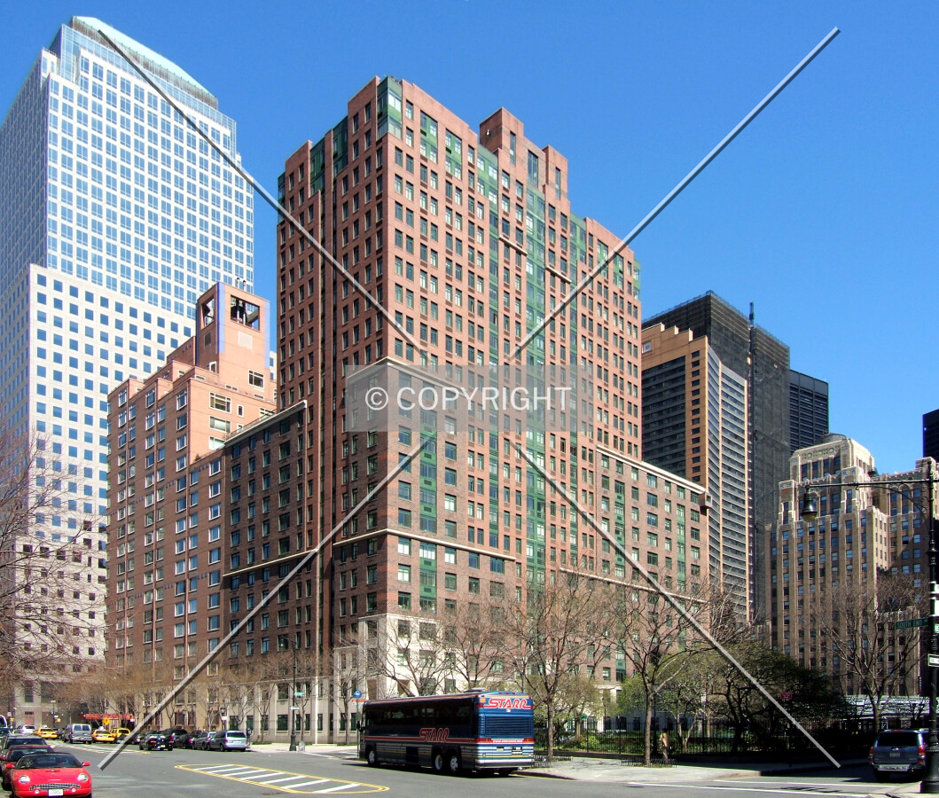 View from the southwest across South End Avenue