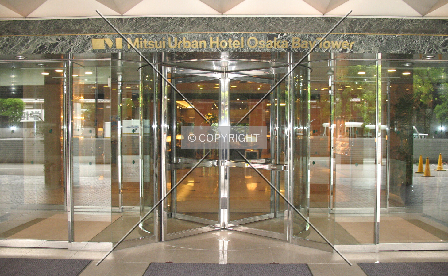The front entrance