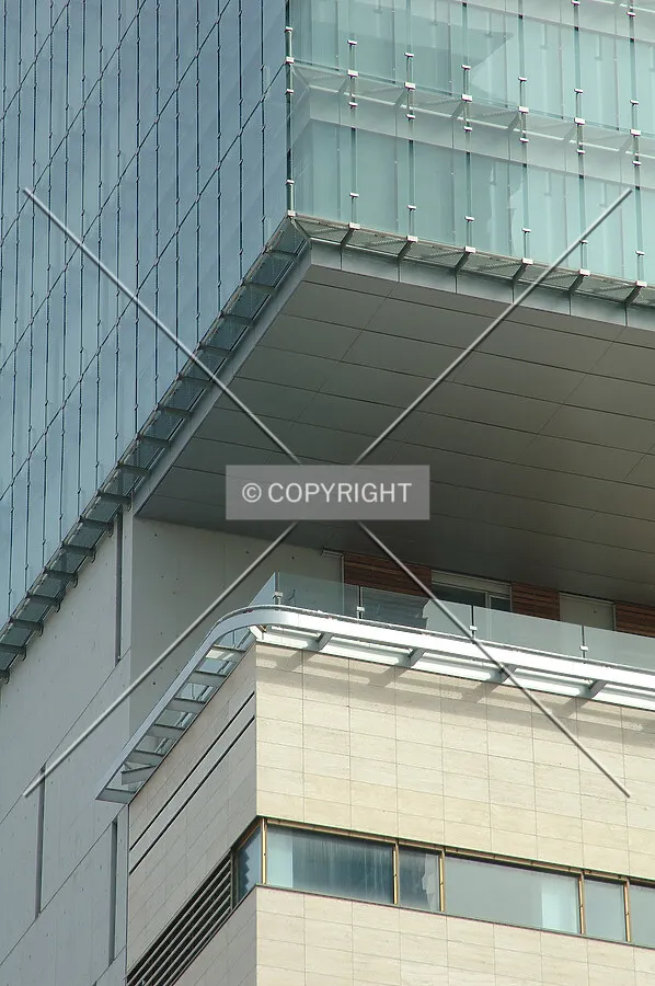 Different facade materials
