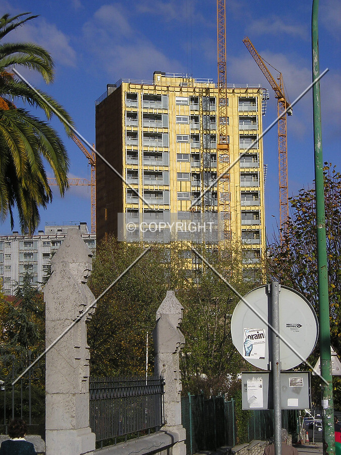 View of the west facade