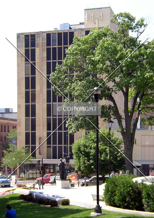 Looking northwest from the capitol lawn