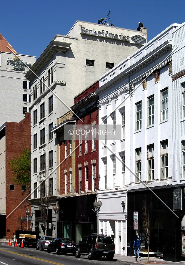 From the southwest along Jefferson Street