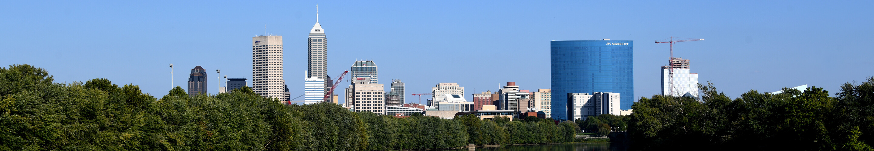 Downtown from the northwest