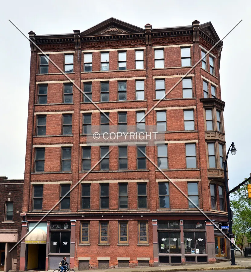 View from the south on Andrews Street