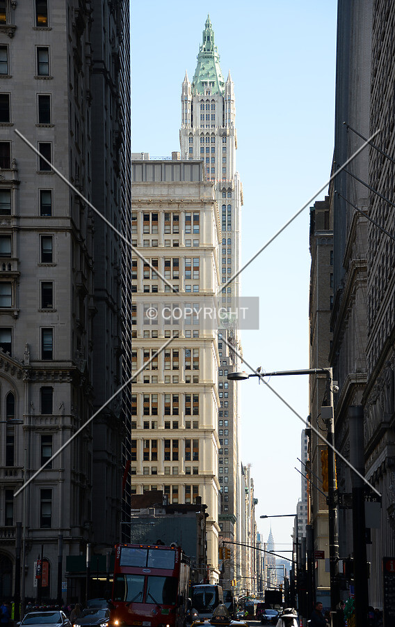 View from the southwest on Broadway