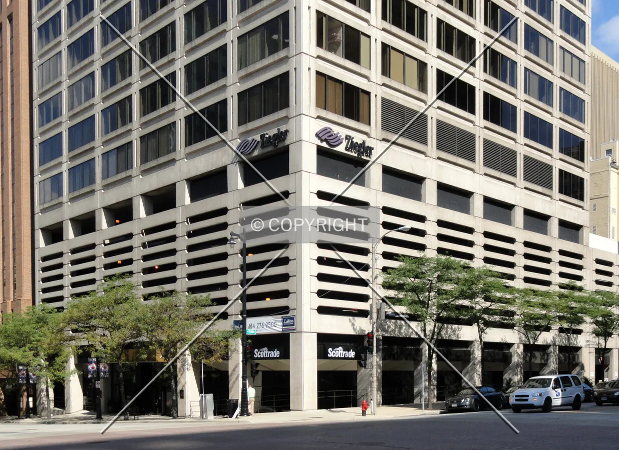 Base from the southeast across East Wisconsin Avenue