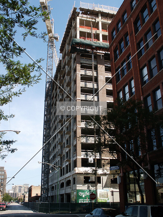 Looking north on Franklin Street