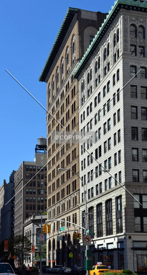 View from the northeast at Park Avenue South and 23rd Street
