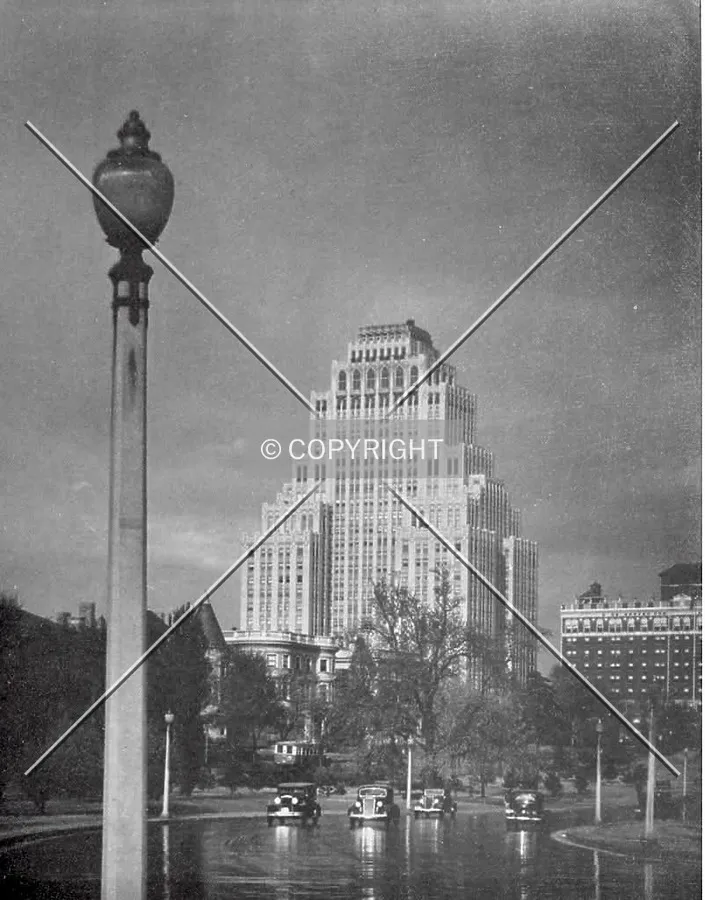 Vintage view in 1936