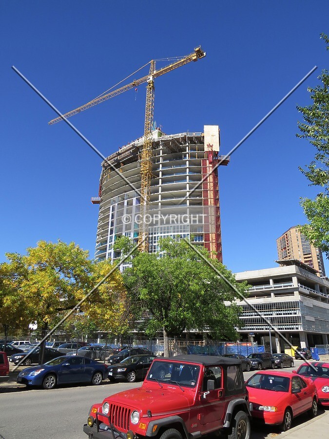 View to the northwest across Lasalle Avenue