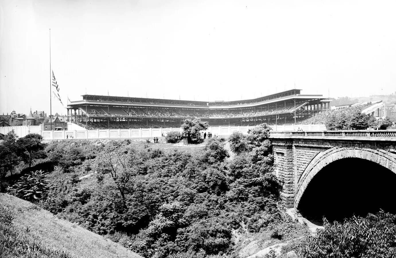 View from the southeast