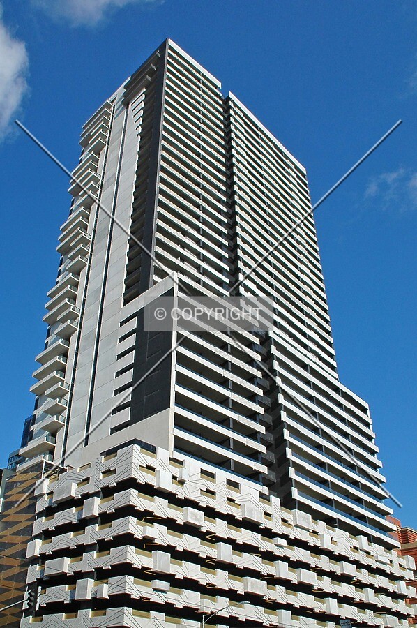Looking up the west side