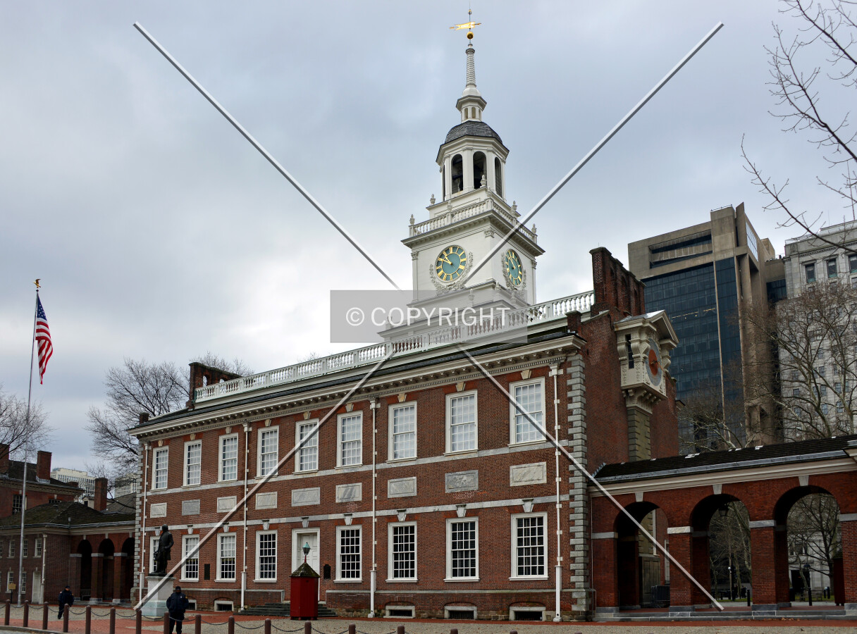 View from the northwest on Chestnut Street