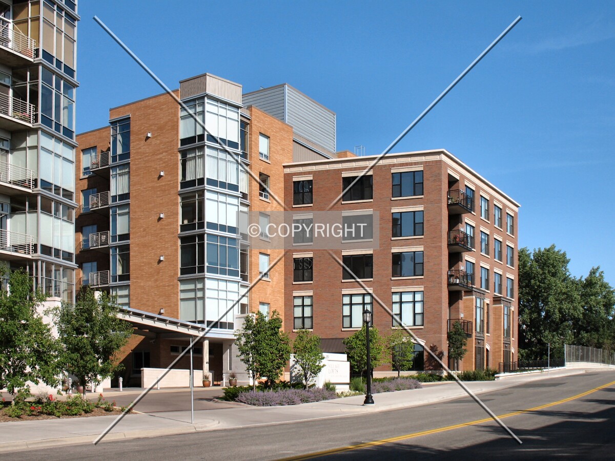 View to the west across 2nd Street NE