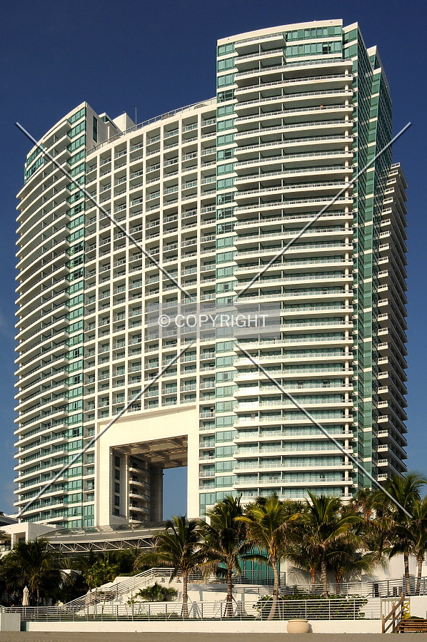 View from the northeast across the beach