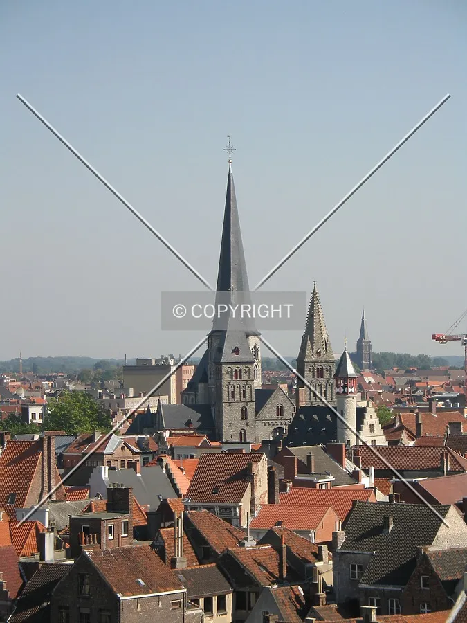 View from Gravensteen castle