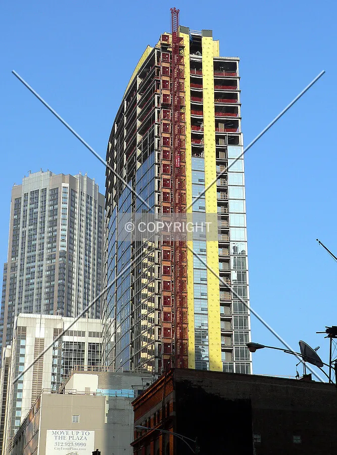 View to the east from Gtand Avenue and St. Clair Street