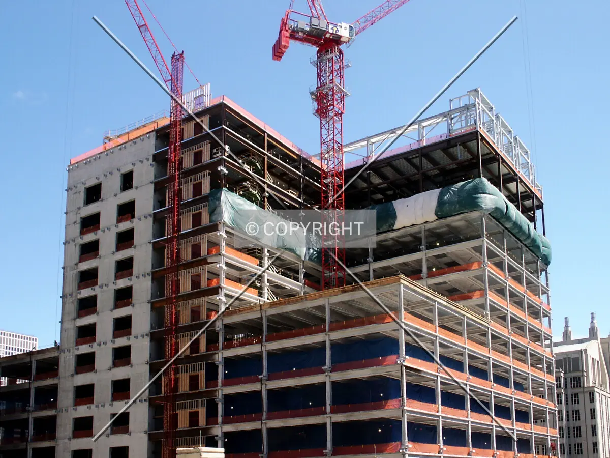 Upper floors from the southwest