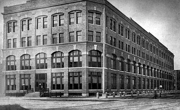 Vintage view from the northeast
