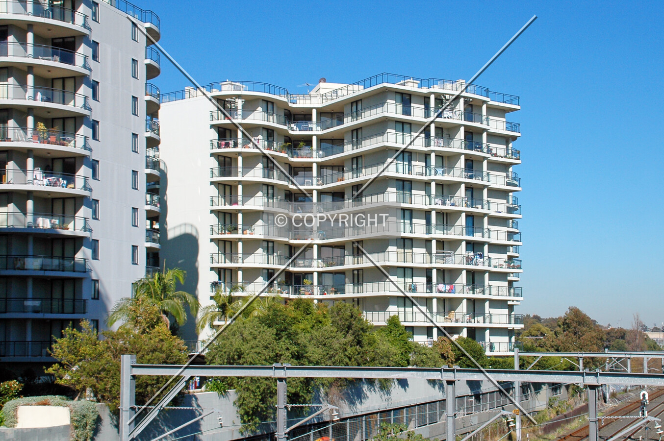 As seen from the north