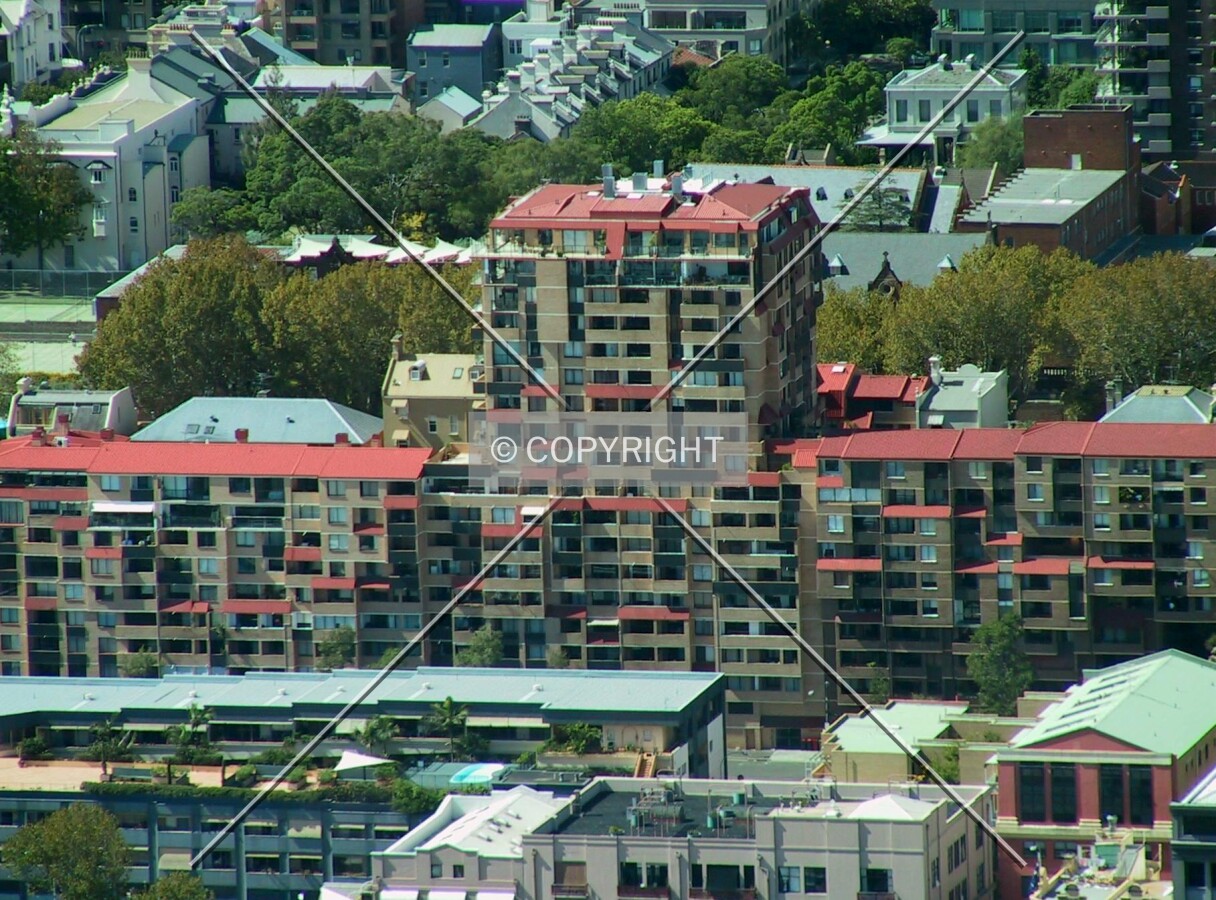 Elevated view from the northwest