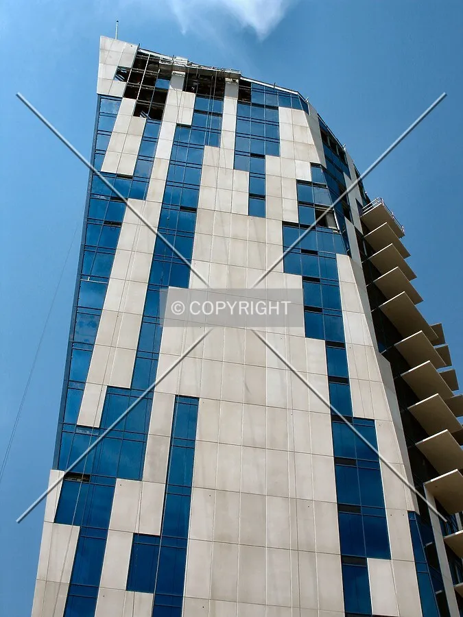 Looking up to the pinnacle