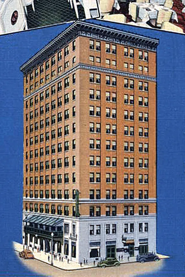 Vintage view from the south