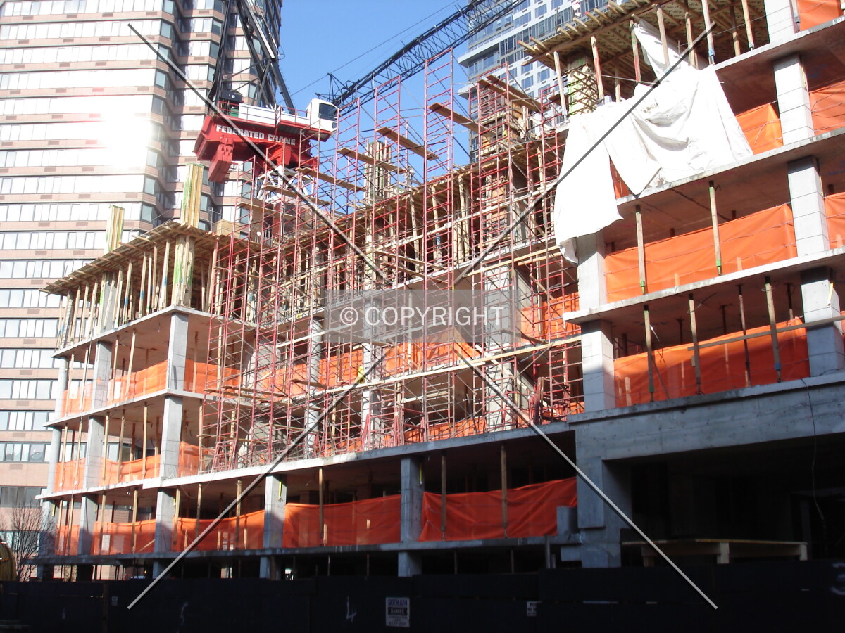 Section along West 41st Street