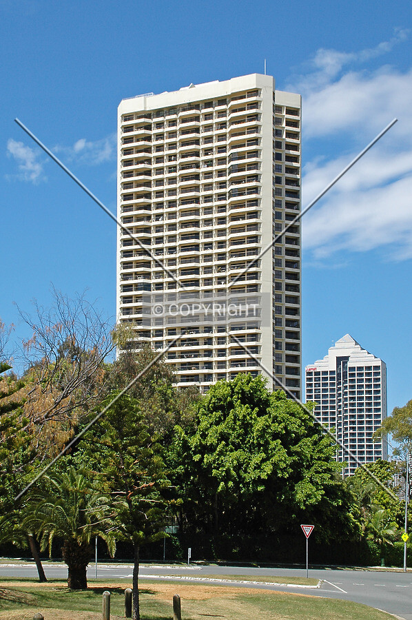 As seen from Commodore Drive