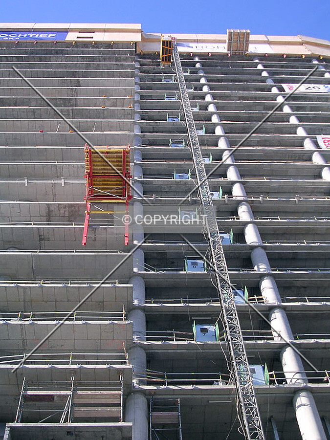Looking up the east side