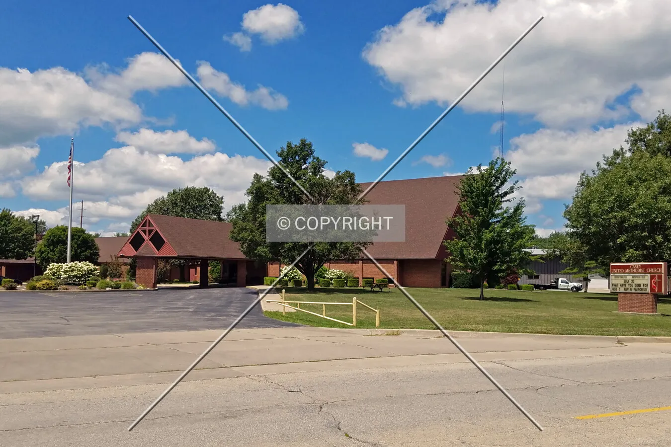 View from the southeast; July 29, 2017