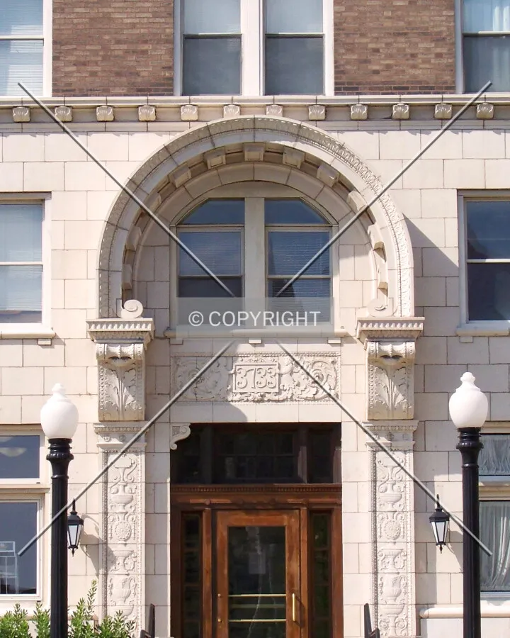 Entrance from the south