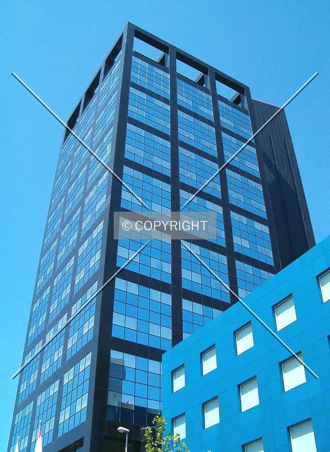 Looking up from the southeast