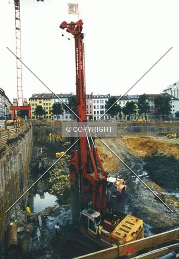 Work on piles begins