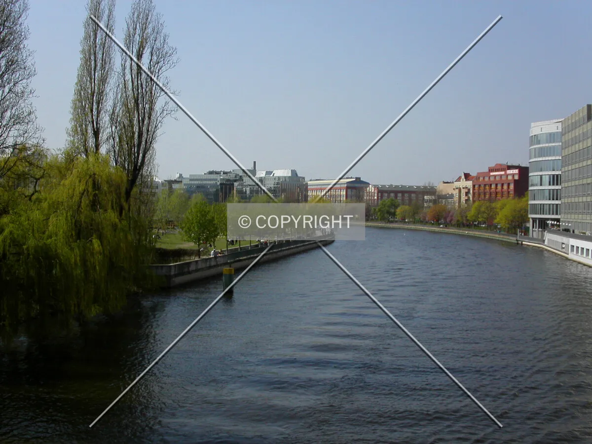 The Spree River on its way through Charlottenburg