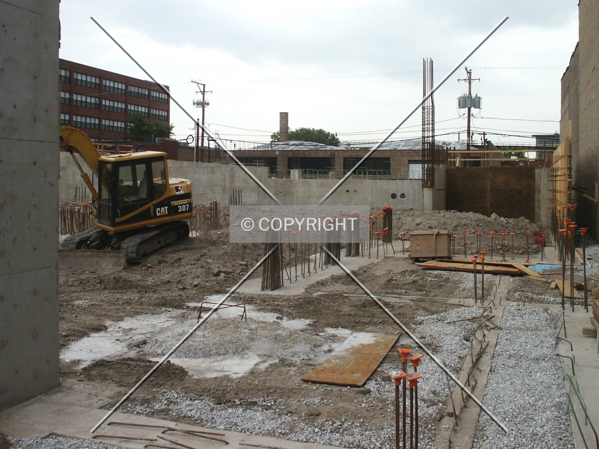 Looking west across the northern part of the site