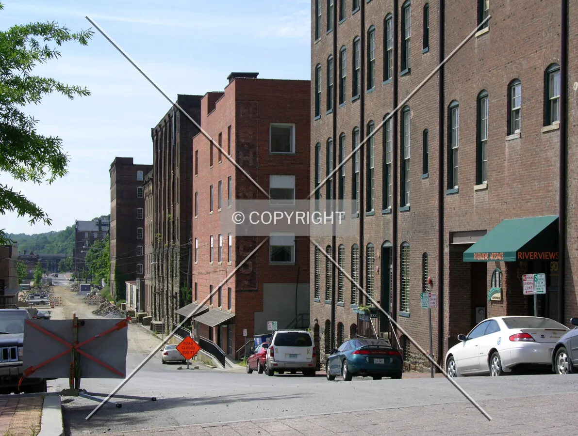 From Ninth Street looking southeast