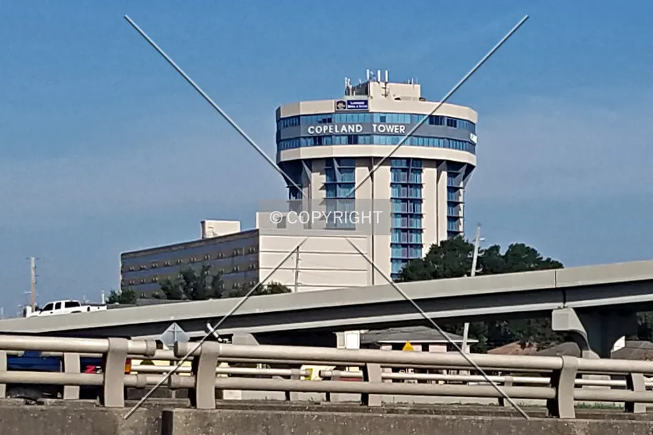 Distant view from the southeast; August 24, 2016