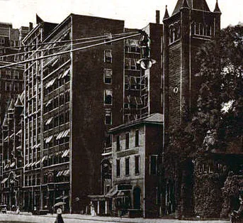 View from the southeast