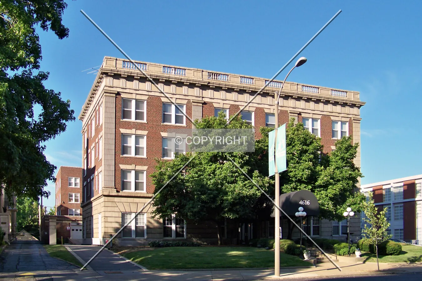 View from the northeast